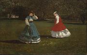 Winslow Homer A Game of Croquet oil painting artist
